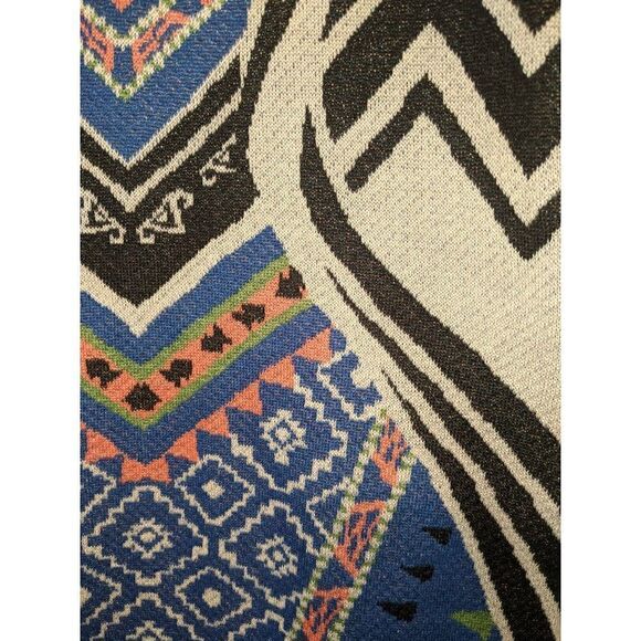 Flying Tomato Women's Three-Quarter Sleeve Geometric Printed Knit Dress Sz M - Picture 9 of 14